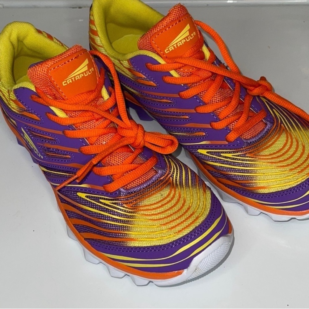 Catapult Purple and Orange Athletic Shoes Size 11